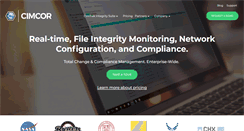 Desktop Screenshot of cimcor.com
