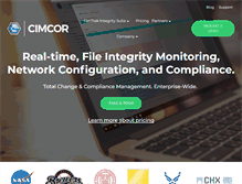 Tablet Screenshot of cimcor.com